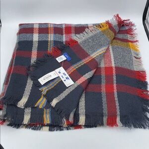 Apt.9 Multicolor Plaid Multiwear Blanket Scarf